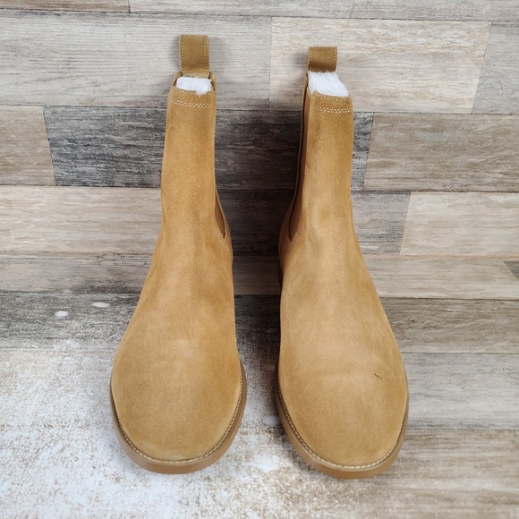Saint Morta Nomad Mens Chelsea Boots Sz 11 Camel Suede Slip On Mid top Round Toe main image 8